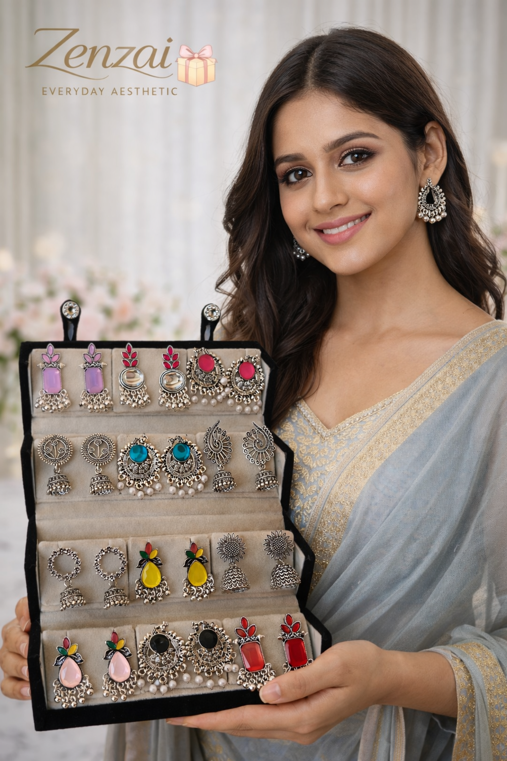 Zenzai everyday jewellery earrings gift box perfect for gifting women